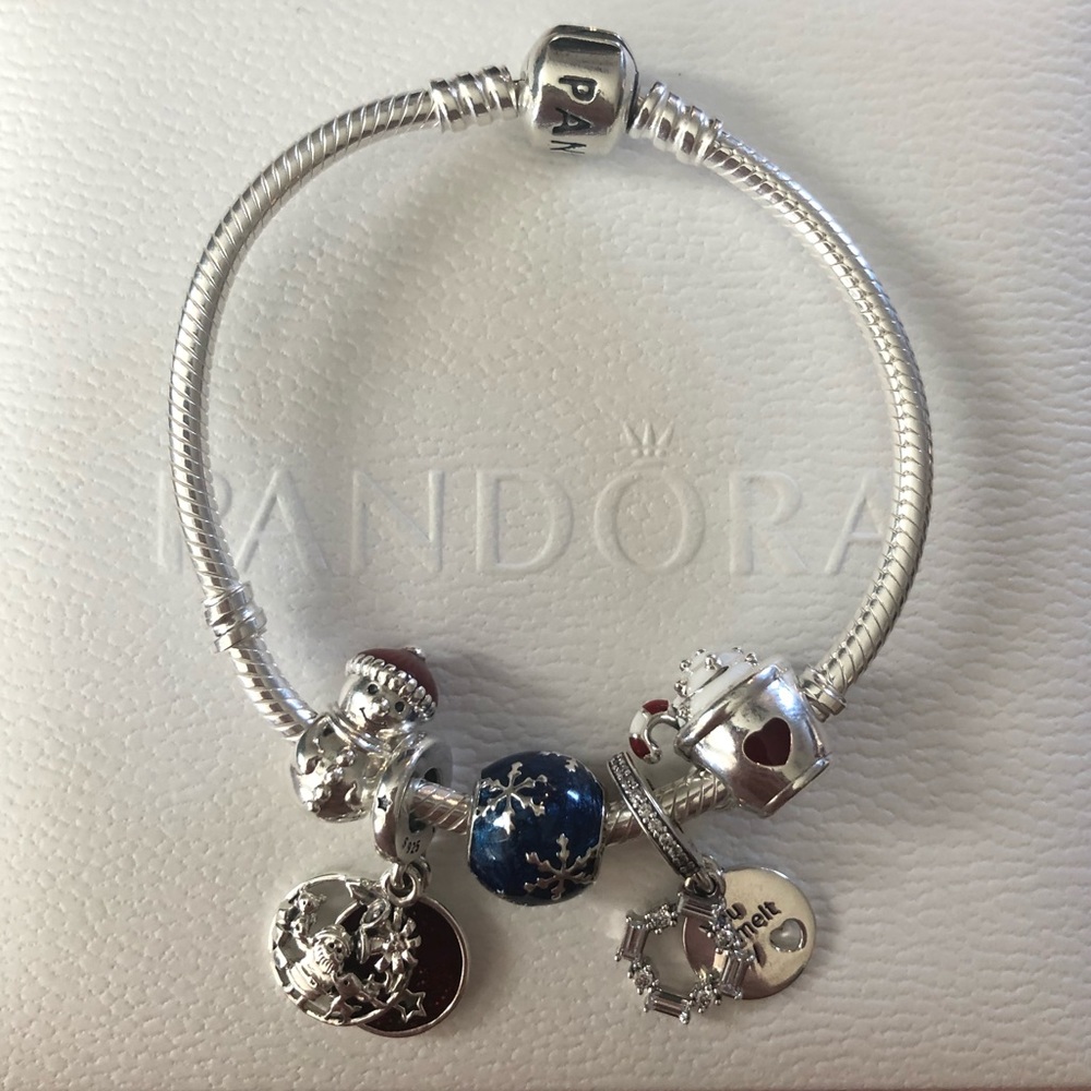 Pandora Christmas Charm Bracelet